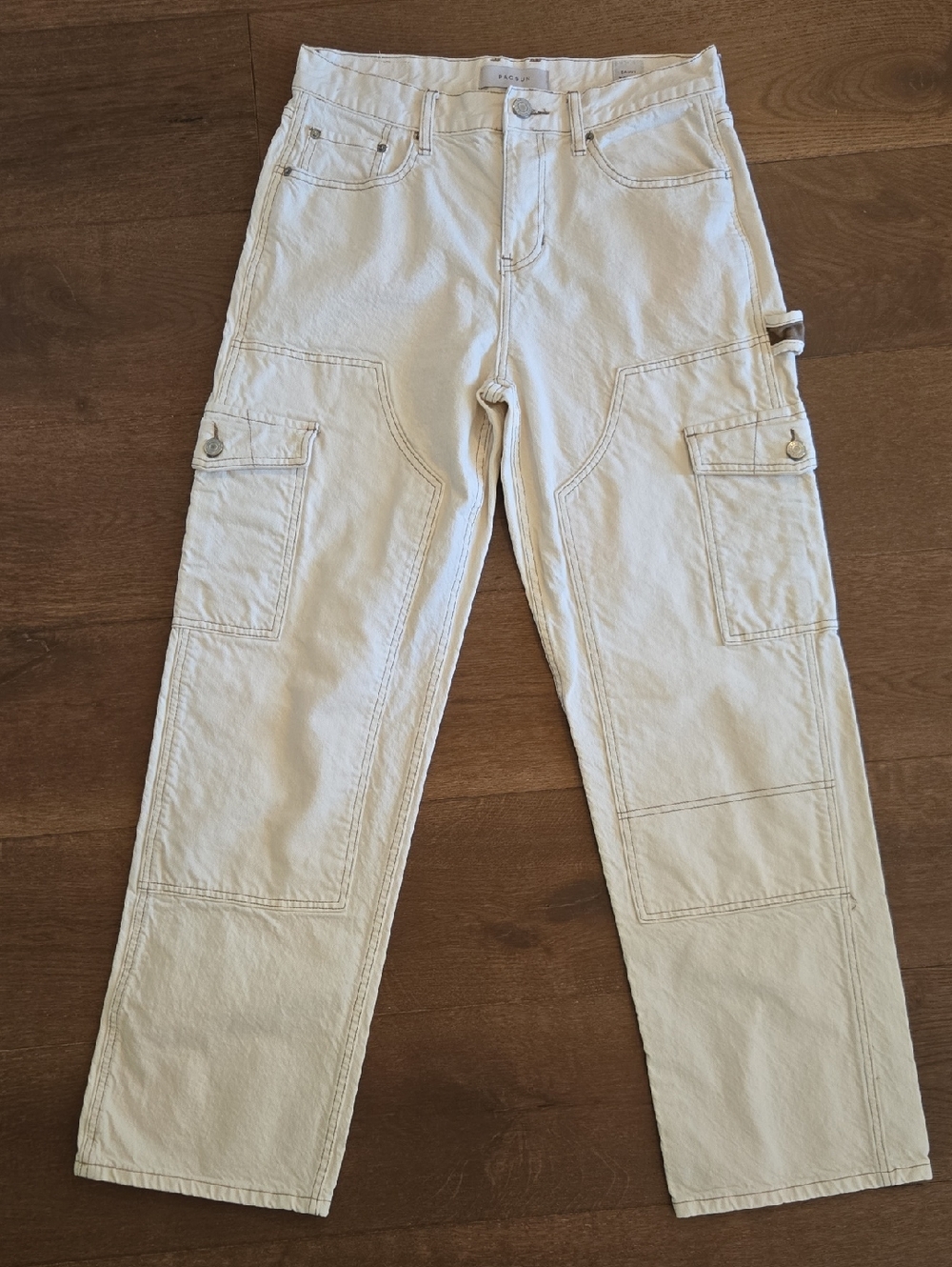PacSun Men's Off-White Cargo Pants